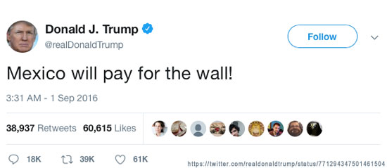 Who Will Pay For The WALL? Mexico will pay for the wall! Who Will Pay For The WALL? Mexico will pay for the wall!