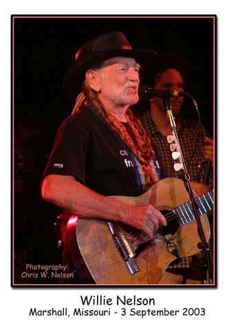 Willie Nelson photograph by Chris Nelson