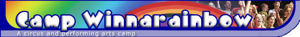 Camp Winnarainbow Banner