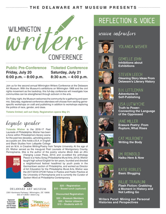 WILMINGTON WRITERS CONFERENCE: REFLECTION AND VOICE