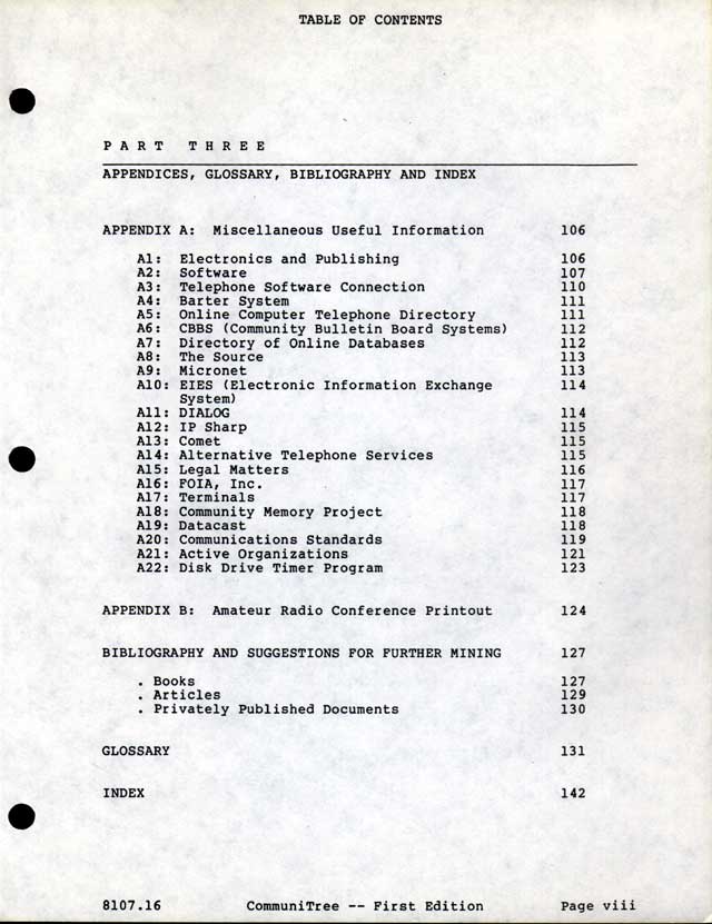 Table of Contents