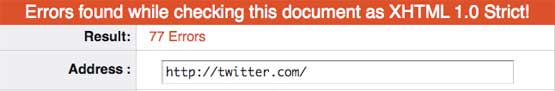 Invalid twitter.com